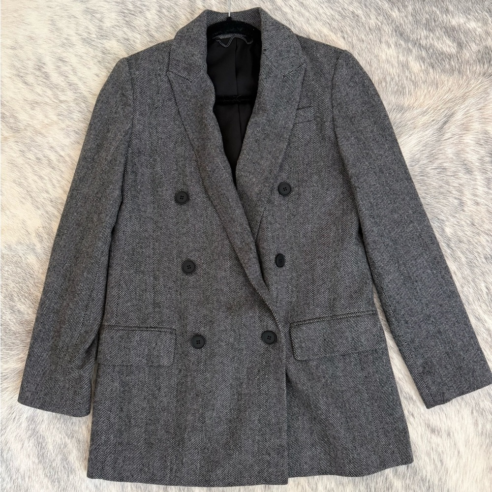 All Saints double breasted blazer
